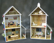 Jen's Wish House (left) and Jodi's Farmstand (right)