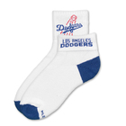 Los Angeles Dodgers Short Crew Roll Down Sock