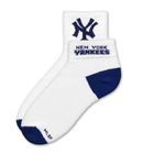 New York Yankees Short Crew Roll Down Sock
