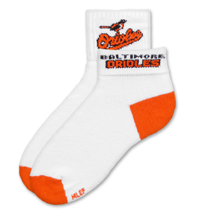 Baltimore Orioles Short Crew Roll Down Sock