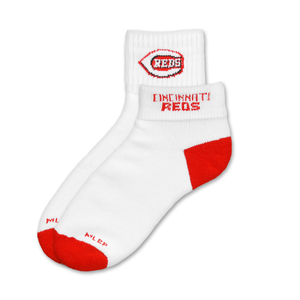 Cincinnati Reds Short Crew Roll Down Sock
