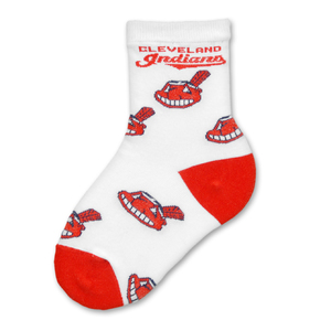 Cleveland Indians All Over Design Kids Sock
