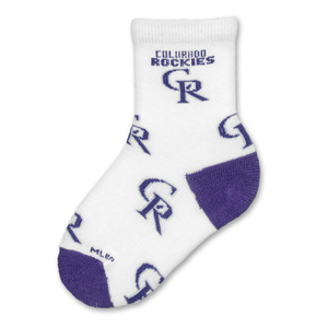 Colorado Rockies All Over Design Kids Sock