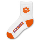 Clemson  Short Crew Kids Sock