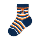 Illinois Kids Stripe Sock