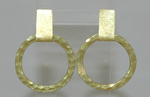 Brass Hammered Knocker