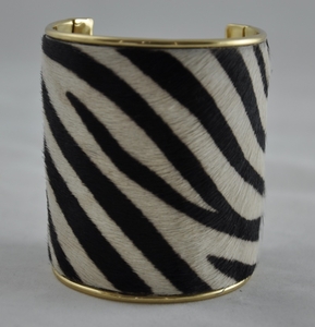 Zebra Hair Cuff