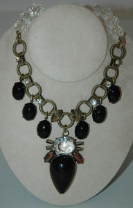 Gerard Yosca Black Stone w/ Bead Necklace