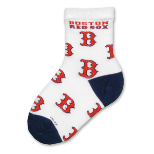 Boston Red Sox All Over Design Kids Sock