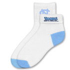 North Carolina Short Crew Roll Down Sock