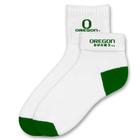 Oregon Univ. Short Crew Roll Down Sock