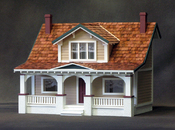 1/2 Inch Scale Classic Bungalow Dollhouse Kit