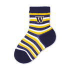 Washington Huskies Kids Stripe Sock