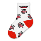 Wisconsin All Over Design Kids Sock