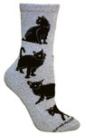 Black Cats on gray PH1129
