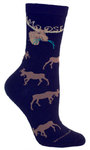 Moose Rack, Moose on black LW652