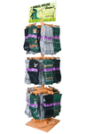 Floor Rack with 216 pairs of socks