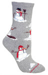 Snowmen on gray PH1163