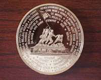 US Marine Gold Clad Brass Medallion