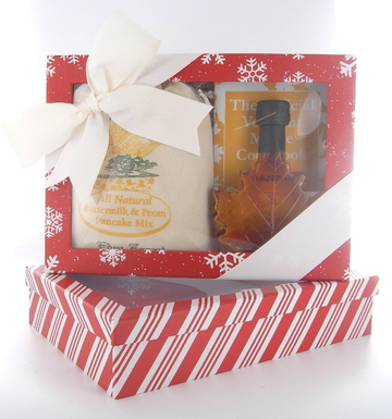 Syrup, Pancake and Cookbook Gift