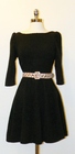 Black Dress w/ V Cut Back