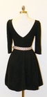 Black Dress w/ V Cut Back