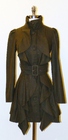 Ruffle Front Coat (3 Colors)