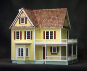Finished Victoria's Farmhouse Dollhouse Model