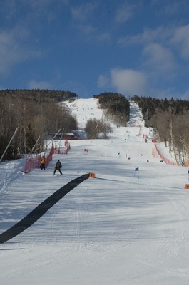 Main Street: Our training hill at Stowe Mountain Resort