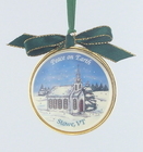 Porcelain Enamel Church Ornament