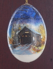 Real Egg Stowe Vermont Ornamnet