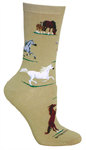 Wild Horses on khaki LW639