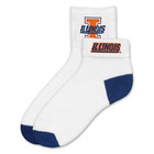 Illinois Short Crew Roll Down Sock