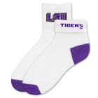 Louisiana State Short Crew Roll Down Sock