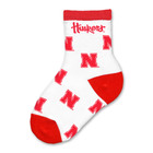 Nebraska All Over Kids Sock