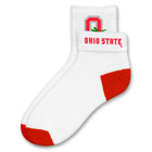 Ohio State Short Crew Roll Down Sock