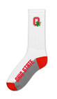 Ohio State Long Crew Sock