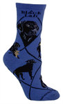 Lab, Black on indigo PH1147