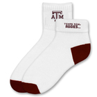 Texas A&M Short Crew Roll Down Sock