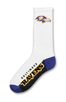 Baltimore Ravens Long Crew Sock