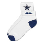Dallas Cowboys Short Crew Roll Down Sock