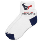 Houston Texans Short Crew Roll Down Sock
