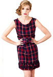 Plaid Bow Dress