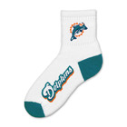 Miami Dolphins Short Crew Sock