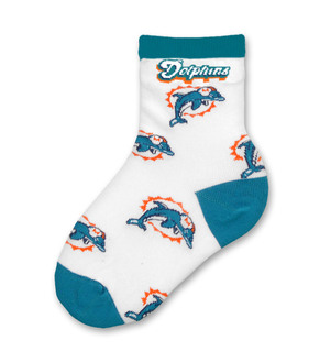 Miami Dolphins All Over Kids Sock