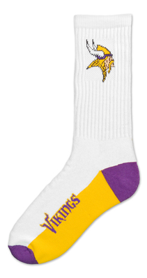 Minnesota Vikings Long Crew Sock