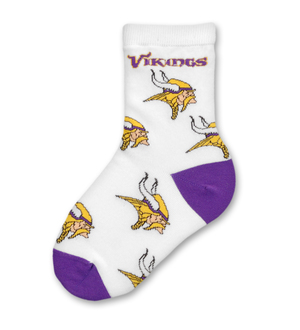 Minnesota Vikings All Over Kids Sock