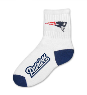 New England Patriots Short Crew Kids Sock