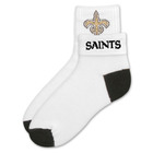 New Orleans Saints Short Crew Roll Down Sock