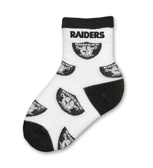 Oakland Raiders All Over Kids Sock